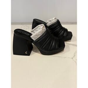 Circus NY by Sam Edelman Chunky Heel Platform Black Women's Size 5.5 NWOB‎
